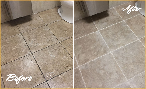 Our Professional Tile and Grout Cleaners in Orlando Performed an  Outstanding Restoration Giving This Shower a Revamped New Look