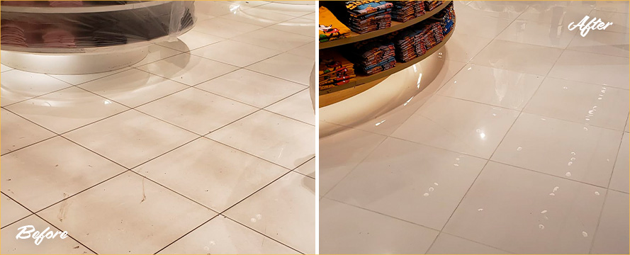 Floor Restored By Our Professional Tile and Grout Cleaners in Lake Buena Vista, FL