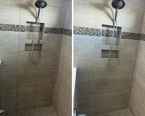 Shower Restored by Our Tile and Grout Cleaners in Orlando, FL