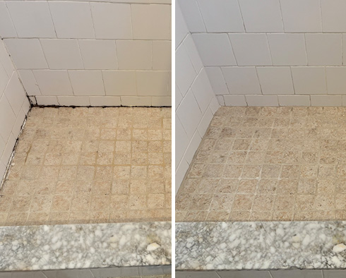 Shower Restored by Our Tile and Grout Cleaners in Winter Park, FL