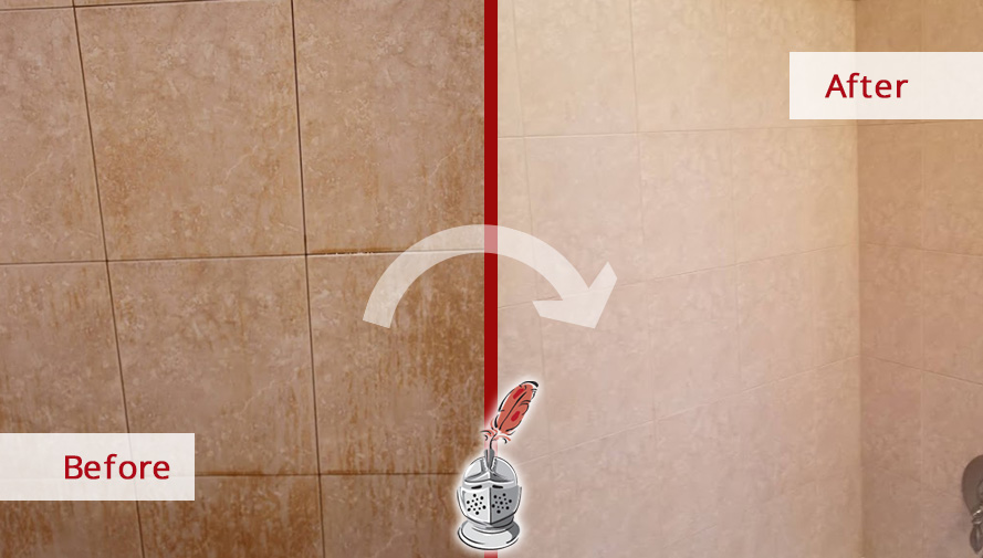 Image of a Tile Shower After a Tile Cleaning Service in Orlando, FL