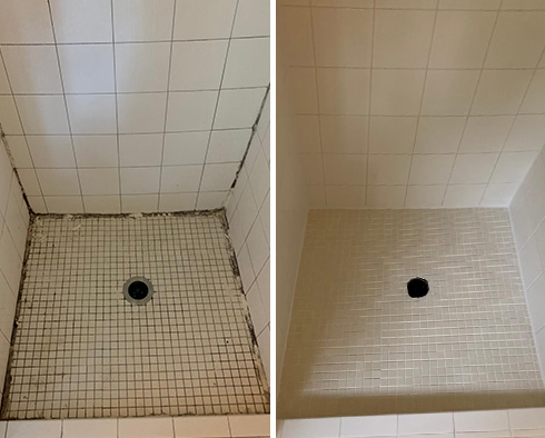 Shower Restored by Our Tile and Grout Cleaners in Orlando, FL