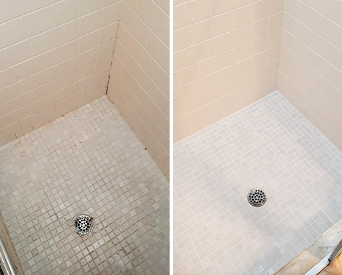Shower Restored by Our Tile and Grout Cleaners in Orlando, FL