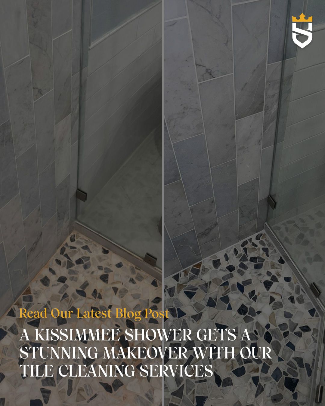 Stunning Shower Transformation in Kissimmee Thanks to Our Expert Tile Cleaning Services
